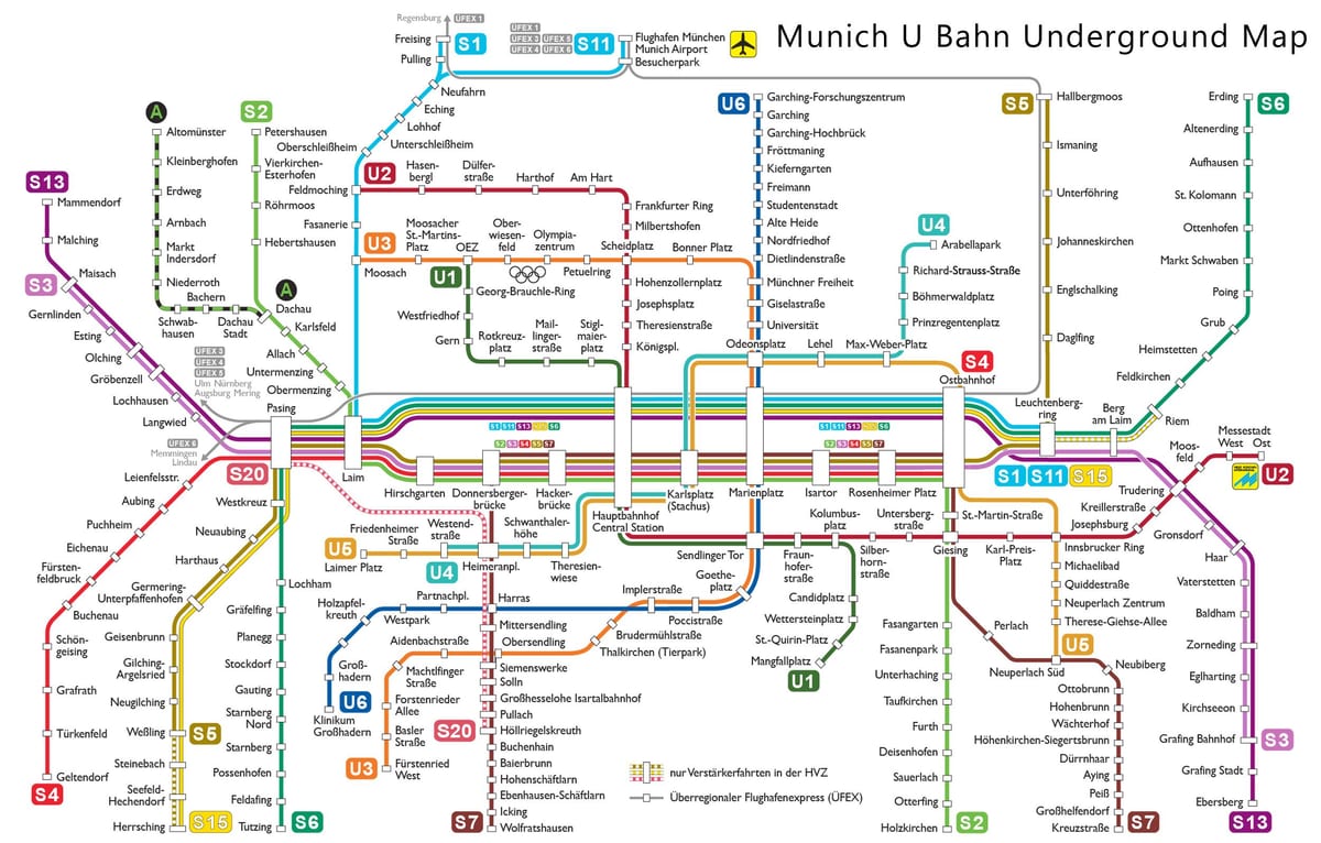 u-bahn-munchen kartta