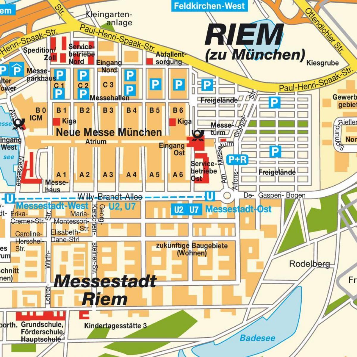 münchen ost-rautatieasemalta kartta