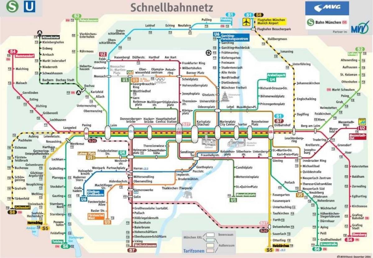 mvv münchenin kartta