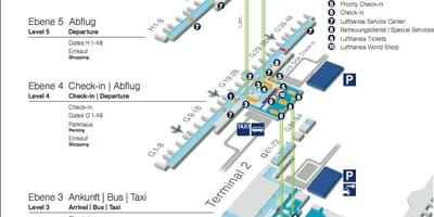 Kartta münchenin lentokenttä lufthansa