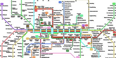 Kartta metro munchen