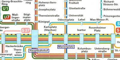 Kartta münchen hauptbahnhof