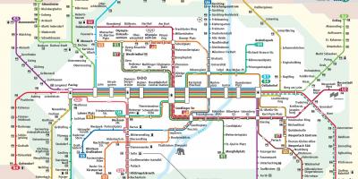 Münchenin s-juna kartta