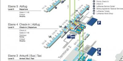Kartta münchenin lentokenttä lufthansa