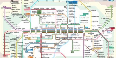 Münchenin s1-juna kartta